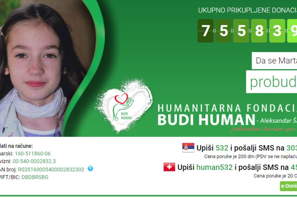 SRBIJO POMOZI DA SE MARTA (11) PROBUDI IZ KOME! U aprilu se požalila na glavobolju, a sada se lekari BORE za njen život!