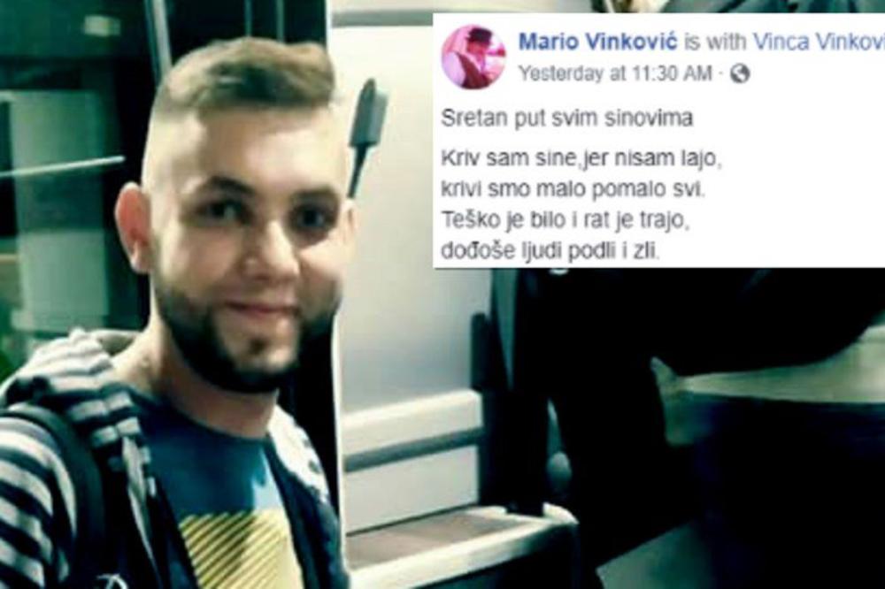 PESMA OCA ČIJI SIN JE ZAUVEK OTIŠAO U INOSTRANSTVO ŠIRI SE INTERNETOM: U njegovim rečima je VELIKA TUGA! (FOTO)