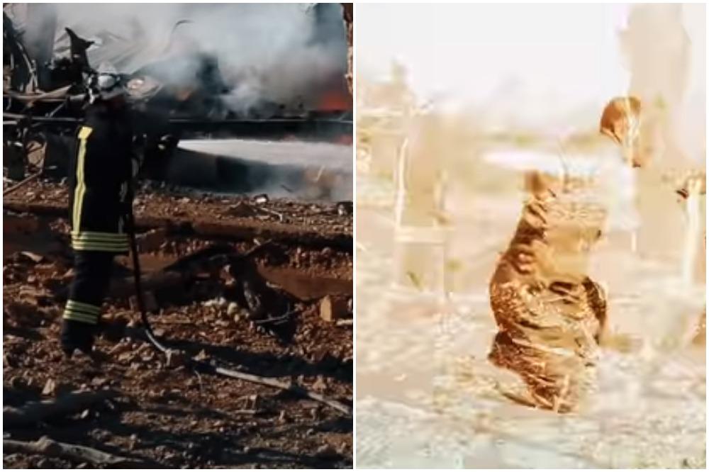 RAT UŽIVO: Snimao je srušenu fabriku u IDLIBU, a onda je pala BOMBA! Njegova kamera je usnimila PAKAO na Zemlji! (VIDEO)