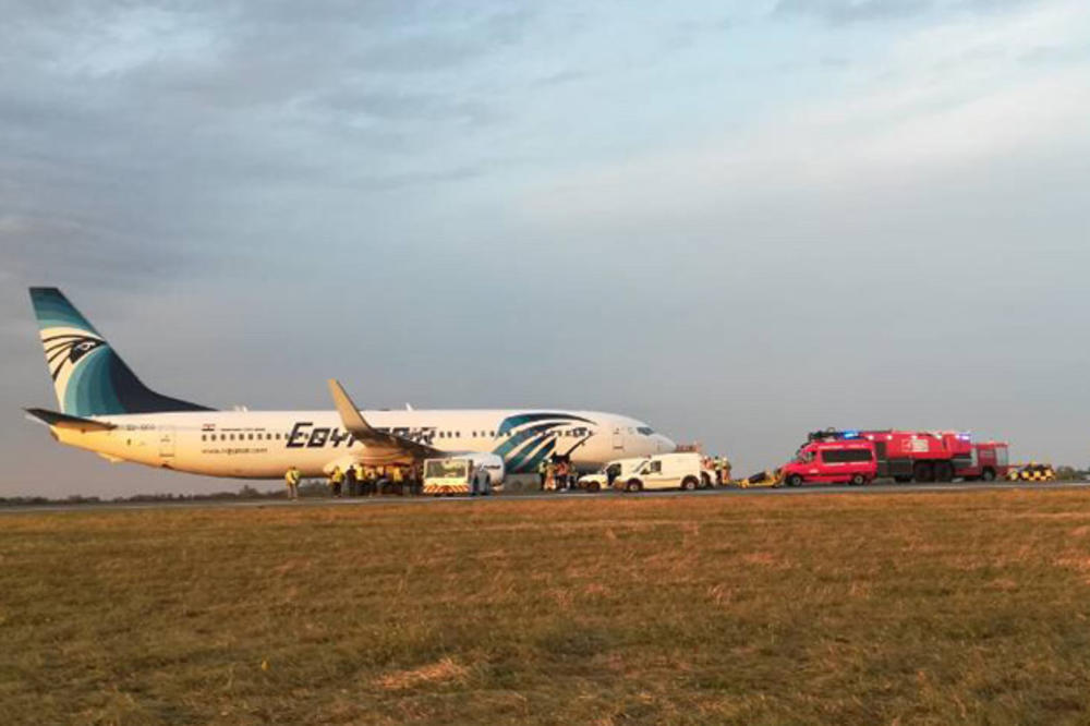 BLOKIRAN AERODROM NIKOLA TESLA: Egipatski avion napravio HAOS