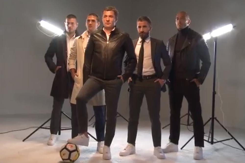 Zamenili su teren za pistu! Dame, pazite se: Fudbaleri Partizana u ulozi manekena!