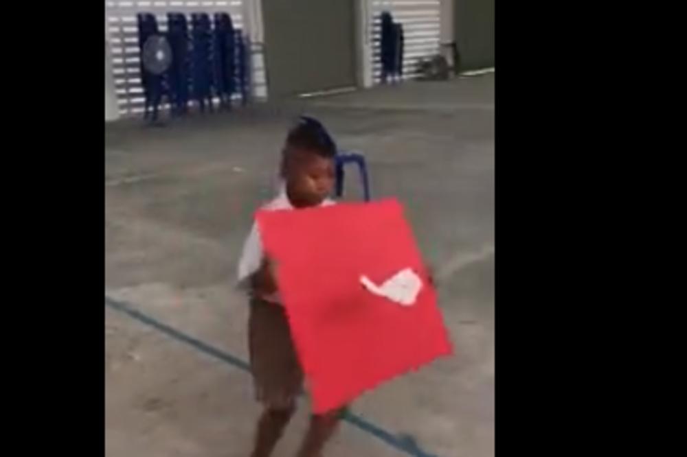 CEO SVET SE DIVI OVOM MALIŠANU: Čoveče, kako je ovo moćno! (VIDEO)