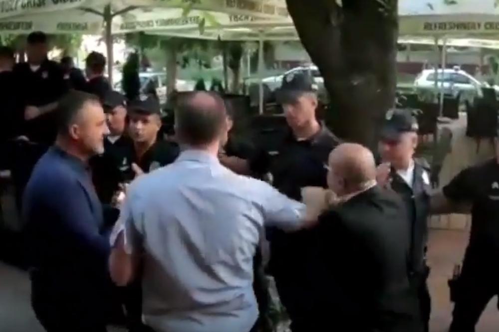 JA SAM NARODNI POSLANIK, KO STE VI? Novaković fizički napao policajce, OVAKO SU GA HAPSILI! (VIDEO)