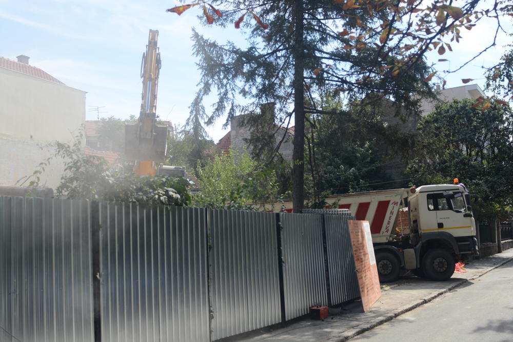 Srušeni objekat u Topolskoj 15  