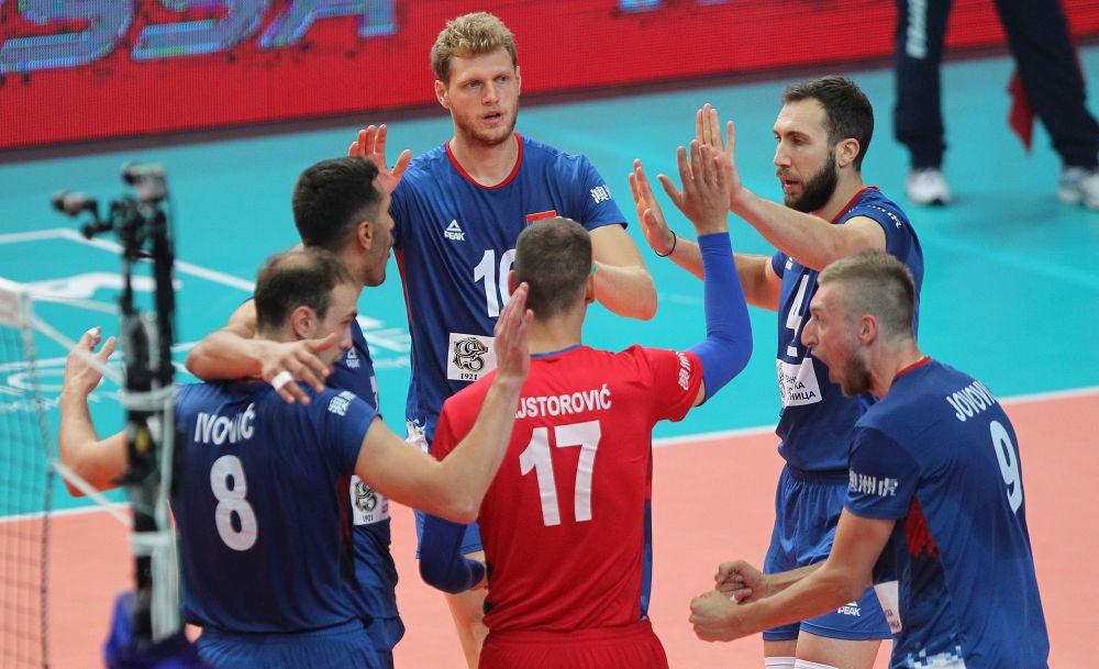 Srpski odbojkaši sa Rusijom igraju za prvo mesto u grupi  