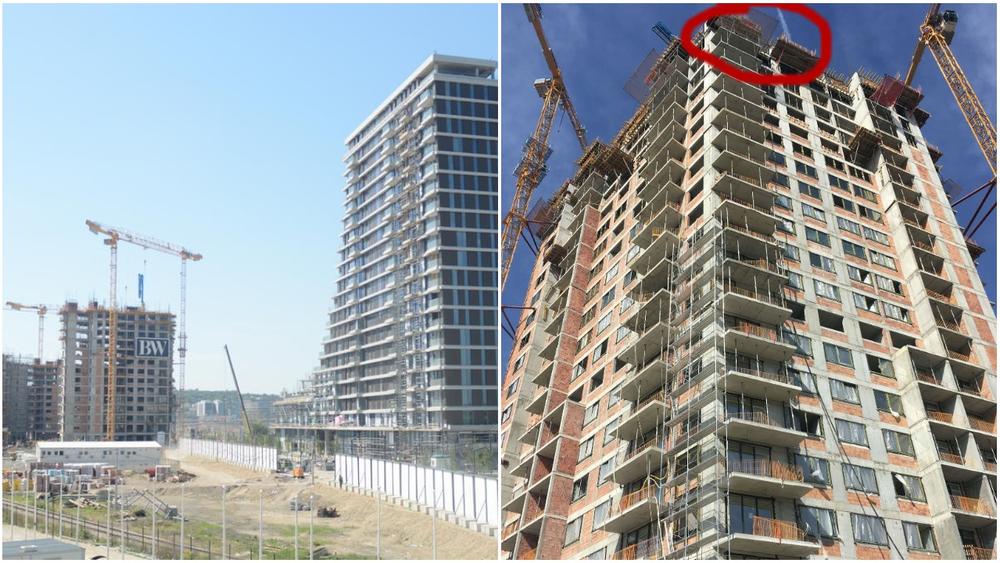 Odavde su pali nesrećni radnici  