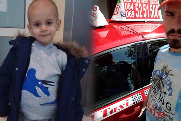 OVAJ NOVOSAĐANIN TREBA DA BUDE UZOR SVIMA NAMA: Danas vozi DŽABE svakog ko pošalje SMS ZA BOLESNOG DEČAKA DUŠANA (FOTO)