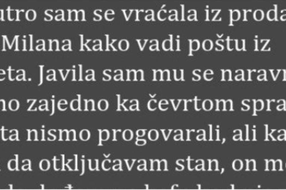 OVA ISPOVEST IZ NOVOG KOMŠILUKA OBARA SVE REKORDE NA INTERNETU: Kada sam ga videla golog, kao da sam videla boga!