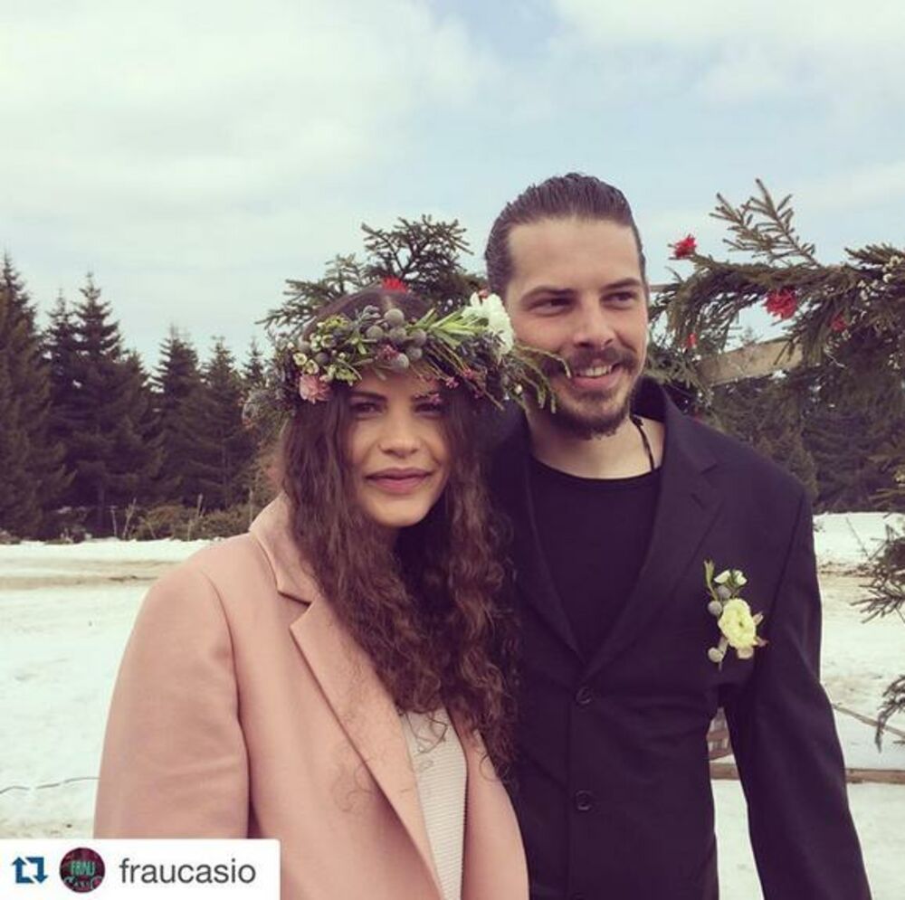 Aida Alilović sa suprugom  