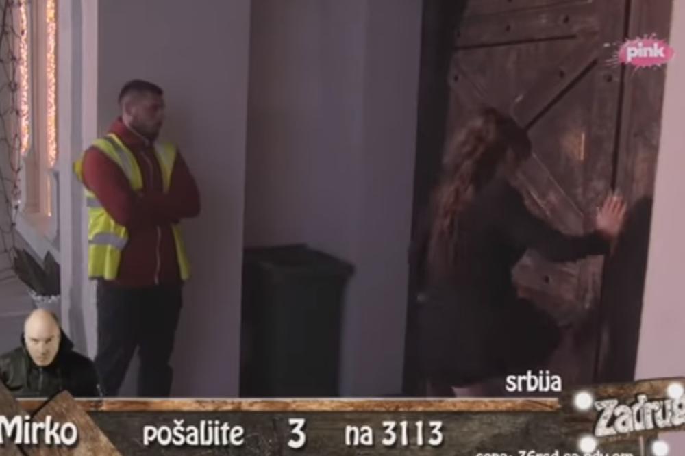 MILJANA NA KAPIJI URLA DA JE PUSTE NAPOLJE!  Ja hoću da izađem odavde, neka mi iznesu dete!