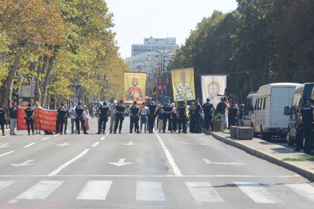 Jake policijske snage na ulicama Beograda 