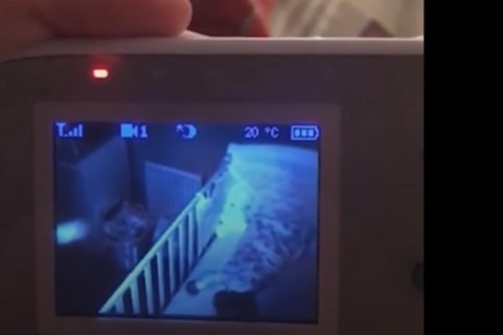 POSMATRAO JE ĆERKU KAKO SPAVA PREKO KAMERE ZA DECU: Odjednom je ugledao prizor zbog kojeg nije smeo da uđe u sobu! (VIDEO)