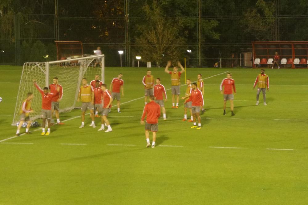 ESPRESO NA TRENINGU ZVEZDE PRED NAPOLI: Da li je ovo sastav koji će Milojević izvesti u utorak?