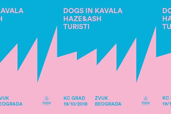 FESTIVAL ZVUK BEOGRADA: Haze & Ash, Dogs in Kavala i Turisti sviraju u KC Grad (VIDEO)