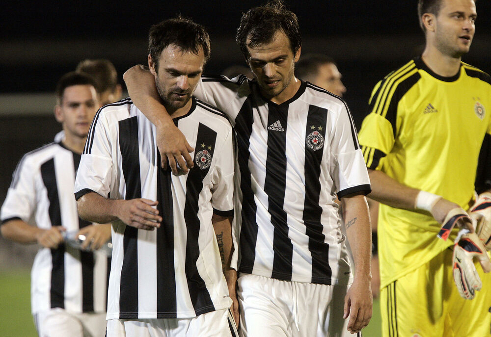 Nikola Drinčić i Danko Lazović u dresu Partizana