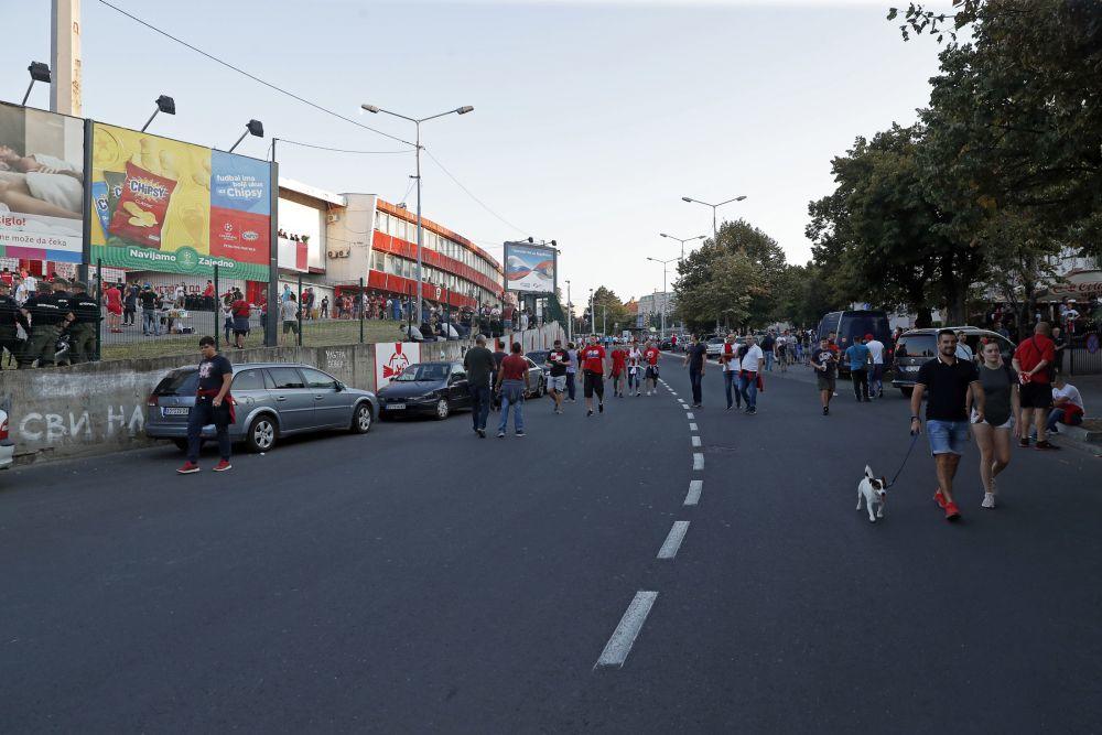 Navijači Zvezde kod Marakane  