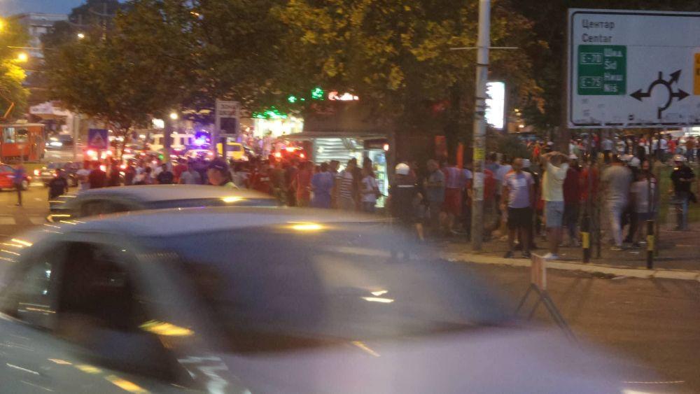 Navijači Zvezde kod Marakane  