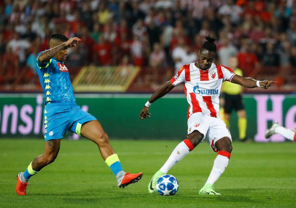 Rićmond Boaći na meču sa Napolijem  