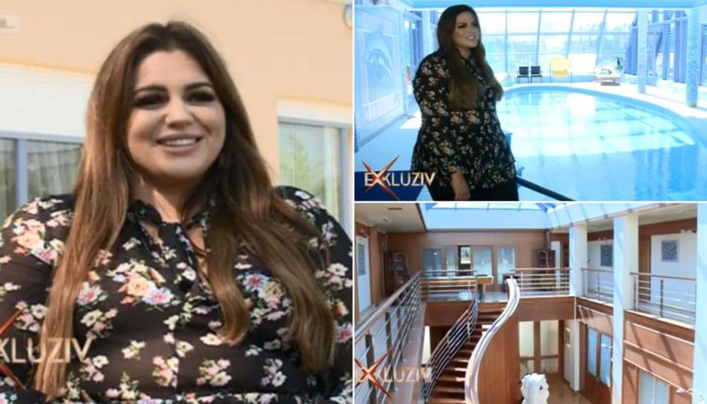 Lucija Šarić  u svom luksuznom domu  