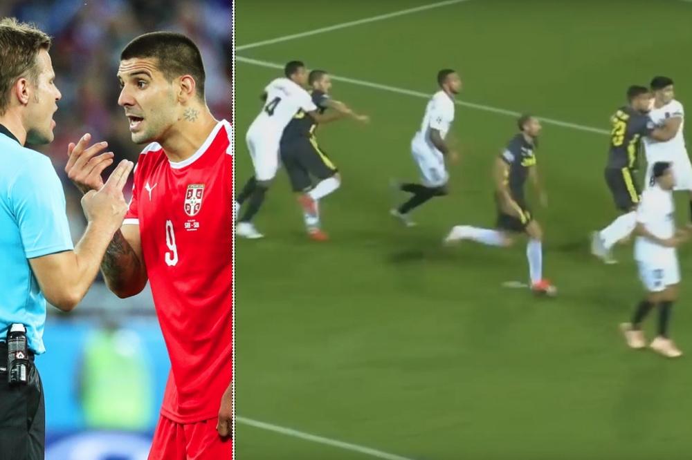 NOVA SRAMOTA FELIKSA BRIHA: Kako ono nad Mitrovićem nije bio penal, A OVO JESTE?