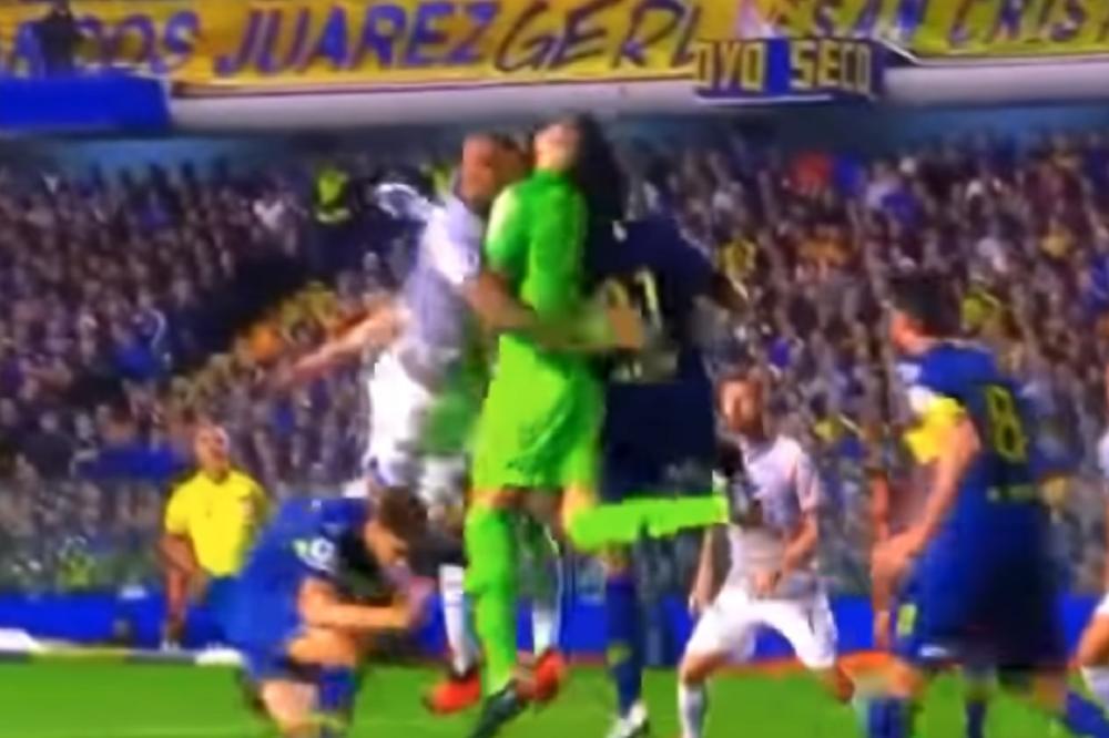 STRAVIČNO! Štoper polomio vilicu golmanu, krv liptala na sve strane!