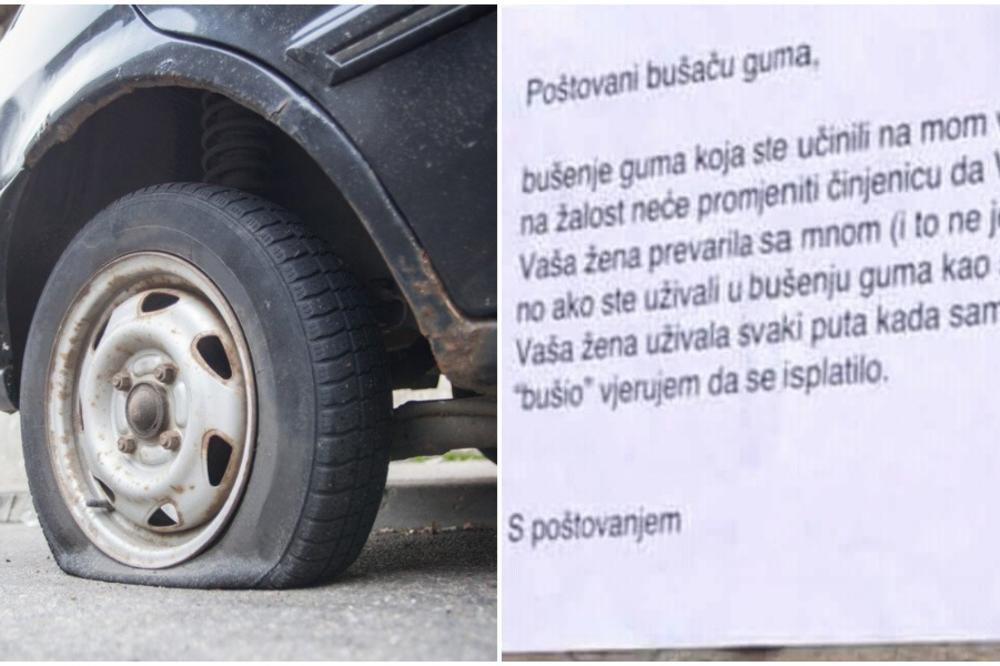 KOMŠIJA MU JE PROBUŠIO GUME, a onda je on komšiji napisao pismo u kojem mu je otkrio STRAŠNU ISTINU!