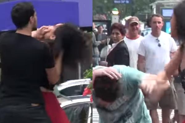 BESOMUČNO JE UDARAO ŽENU NA ULICI! Onda mu je prišao jedan mladić i vratio veru u ljude! (VIDEO)