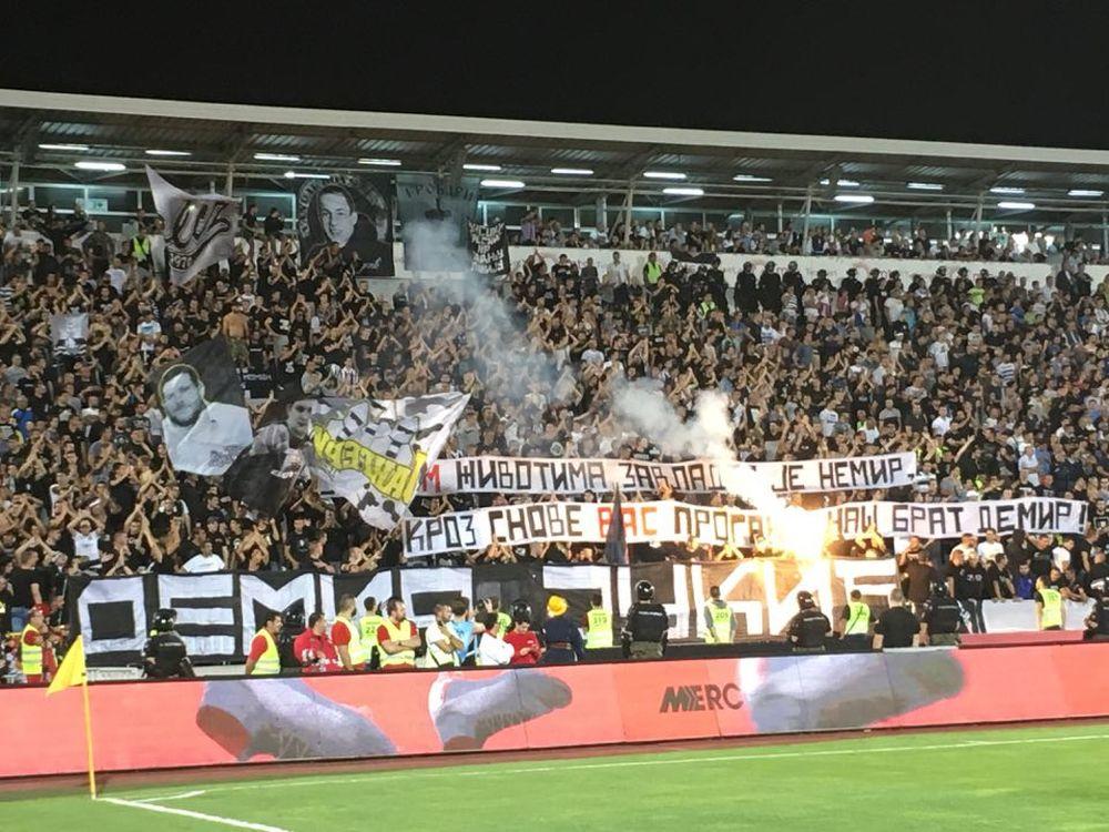 Poruka Partizanovaca na Večitom derbiju zbog ubistva Demira Jukića  