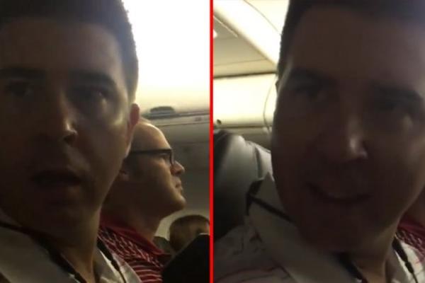 PUTOVAO JE AVIONOM SA SUPRUGOM, KADA JE PILOT PREKO RAZGLASA IZGOVORIO NJEGOVO IME: Nakon toga usledio šok! (VIDEO)