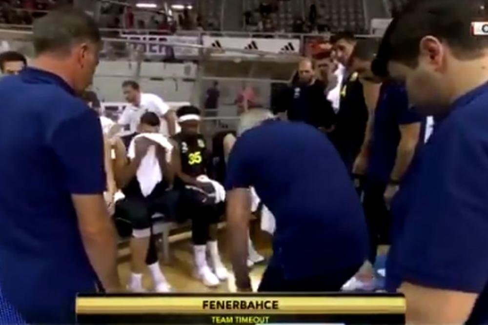 J***M VAM MATER, BEZOBRAZNU: Željko Obradović opet lomio tablu, a gnev je iskalio na Kaliniću!