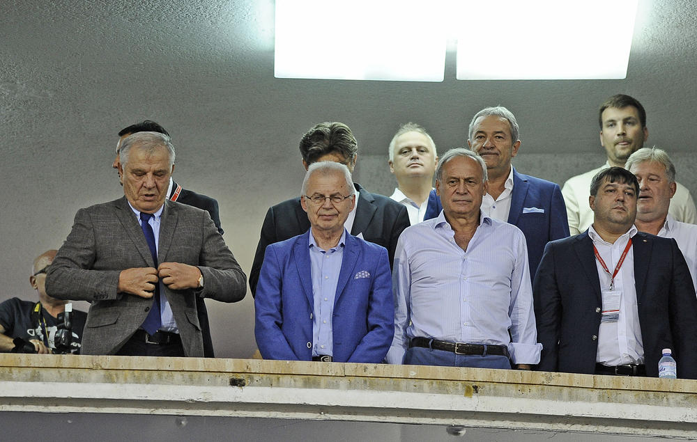 Loža stadiona Partizana