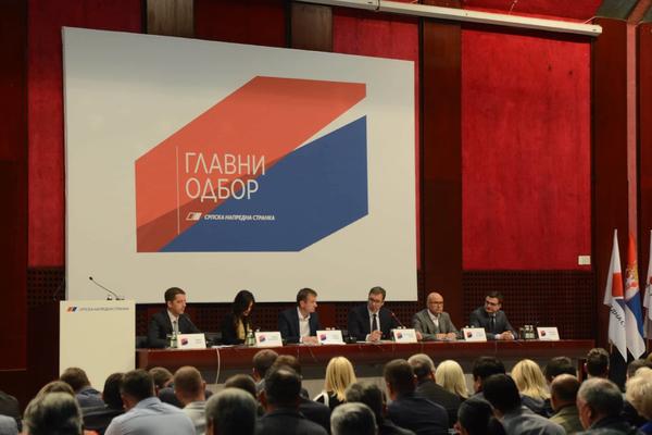 ODLUČENO! Sednica Predsedništva SNS u utorak