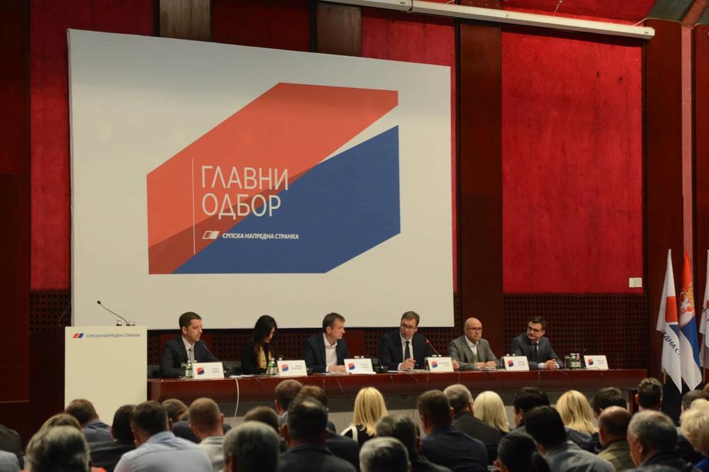 ODLUČENO! Sednica Predsedništva SNS u utorak