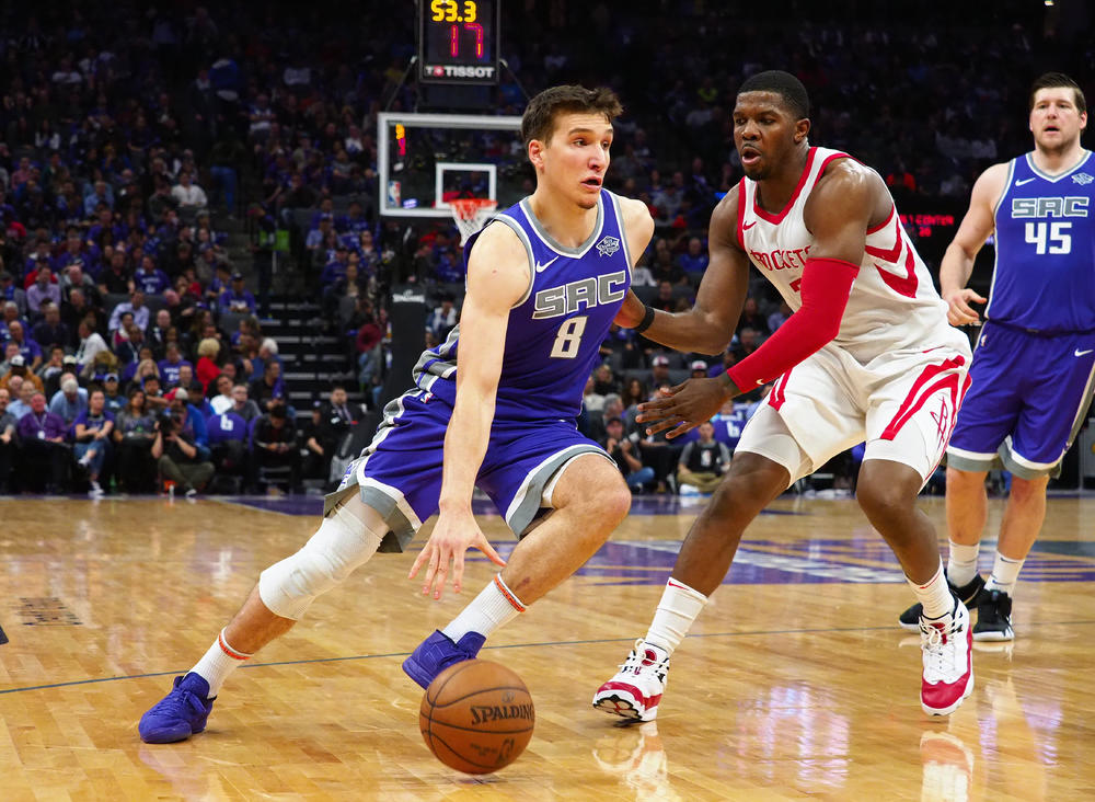 Bogdan Bogdanović na meču protiv Hjustona  