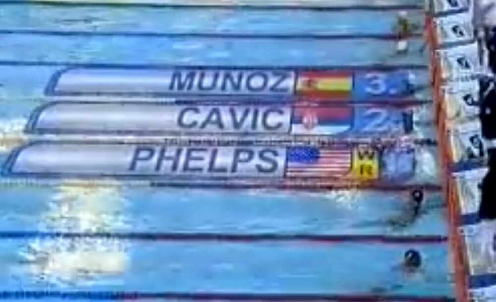 Majkl Felps, Milorad Čavić