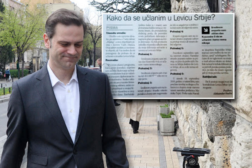 PITANJE ZA MILION DOLARA: Kako se učlaniti u Levicu Srbije? ODGOVOR NE ZNA NIKO!