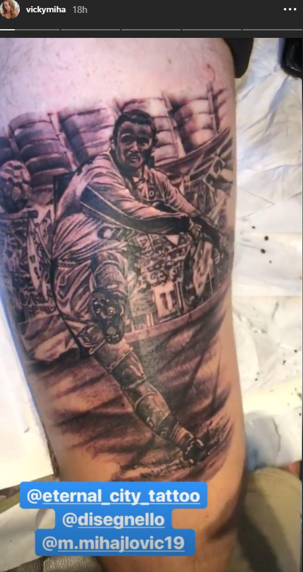 Tetovaža Siniše Mihajlovića koju je uradio njegov sin  