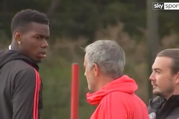 VARNIČI NA TRENINGU: Pogledi Murinja i Pogbe sve govore, a bolje što ne čujemo šta pričaju jedan drugom!