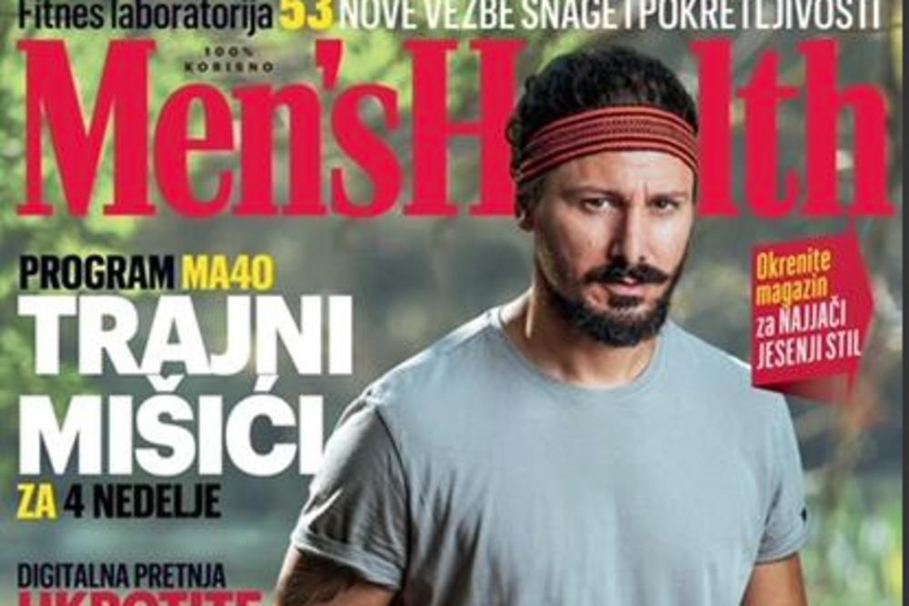 NOVI BROJ ČASOPISA MEN'S HEALTH OD OKTOBRA: Taktike Andreja Maričića, 53 nove vežbe i modni vodič!