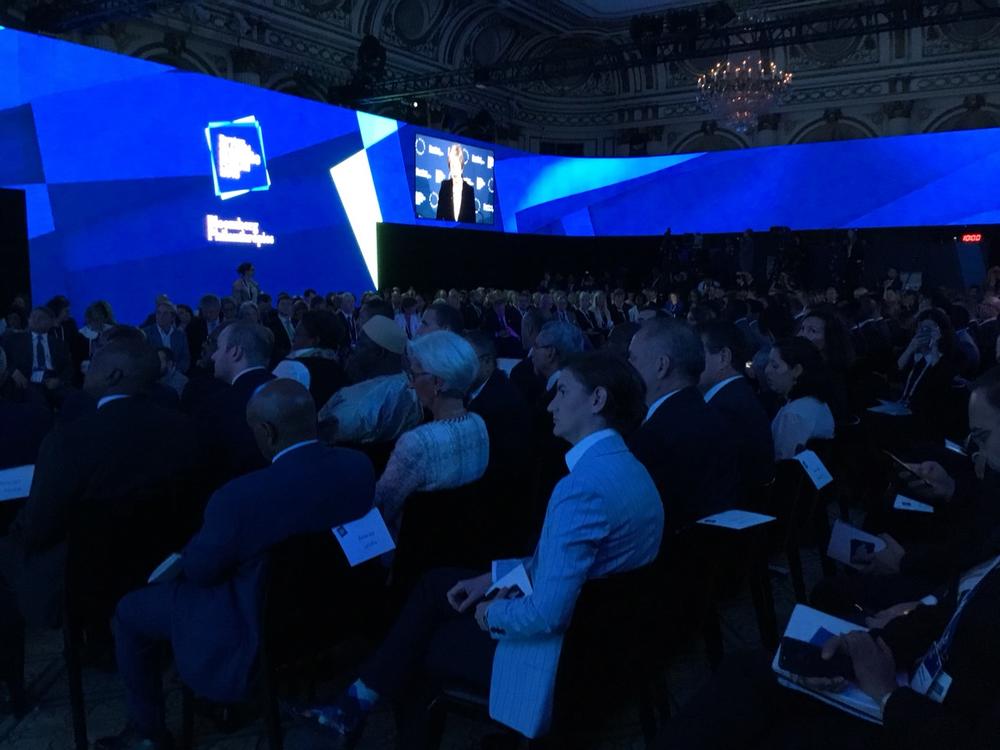 Premijerka Ana Brnabić na bloomberg forumu  