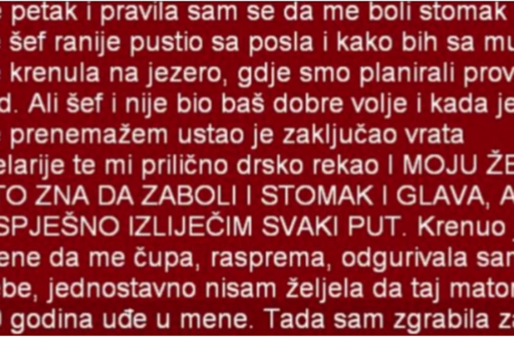 BIO JE PETAK I PRAVILA SAM SE DA ME BOLI STOMAK DA BI ME ŠEF RANIJE PUSTIO S POSLA! Ni ne slutite ŠTA SE DESILO!