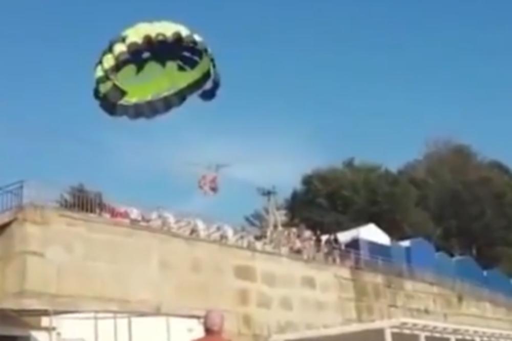 PADOBRANOM NALETELI NA DALEKOVOD: Ono što je usledilo bilo je STRAVIČNO! (VIDEO)