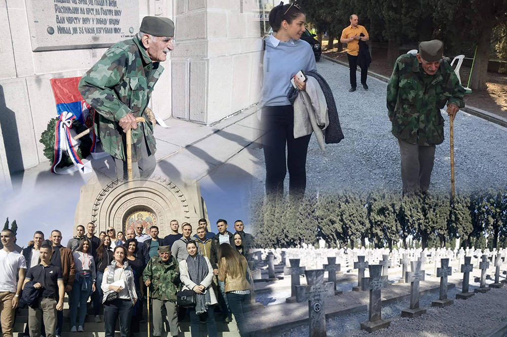 SNIMAK KOJI TERA SUZE NA OČI I PONOS U SRCE: Deda Đorđe, čuvar srpskog groblja, RECITUJE čuvenu PESMU! (VIDEO)