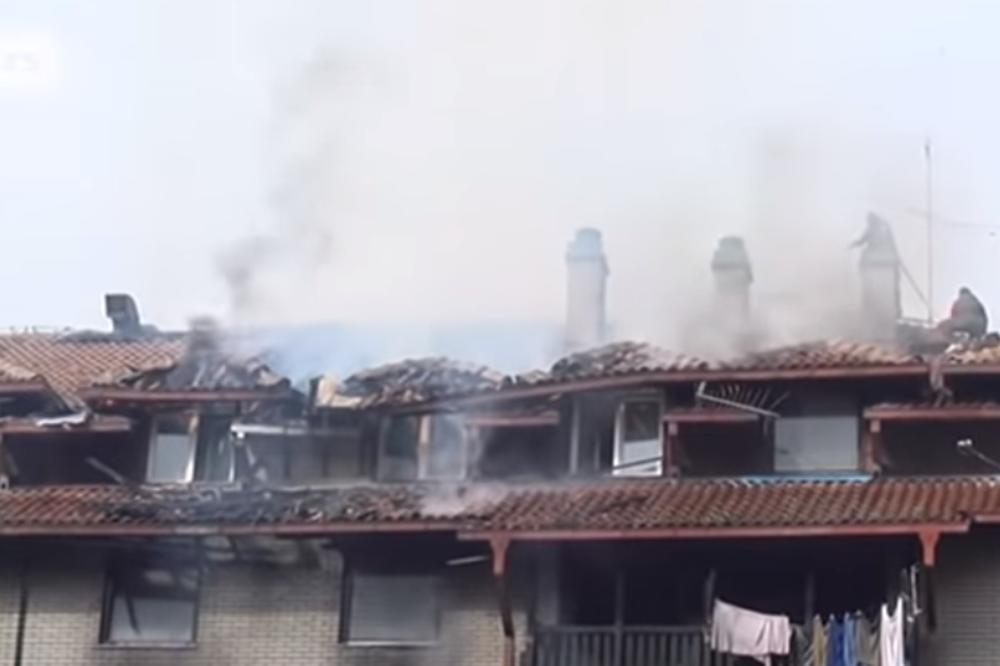 (UZNEMIRUJUĆI VIDEO) ŽIVI LJUDI GORELI U NOVOM PAZARU: Jeziv snimak stradanja 2 osobe u požaru, treća jedva spašena