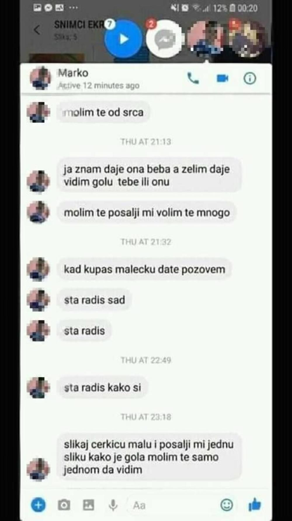 Manijak iz SRBIJE HARA Fejsbukom  