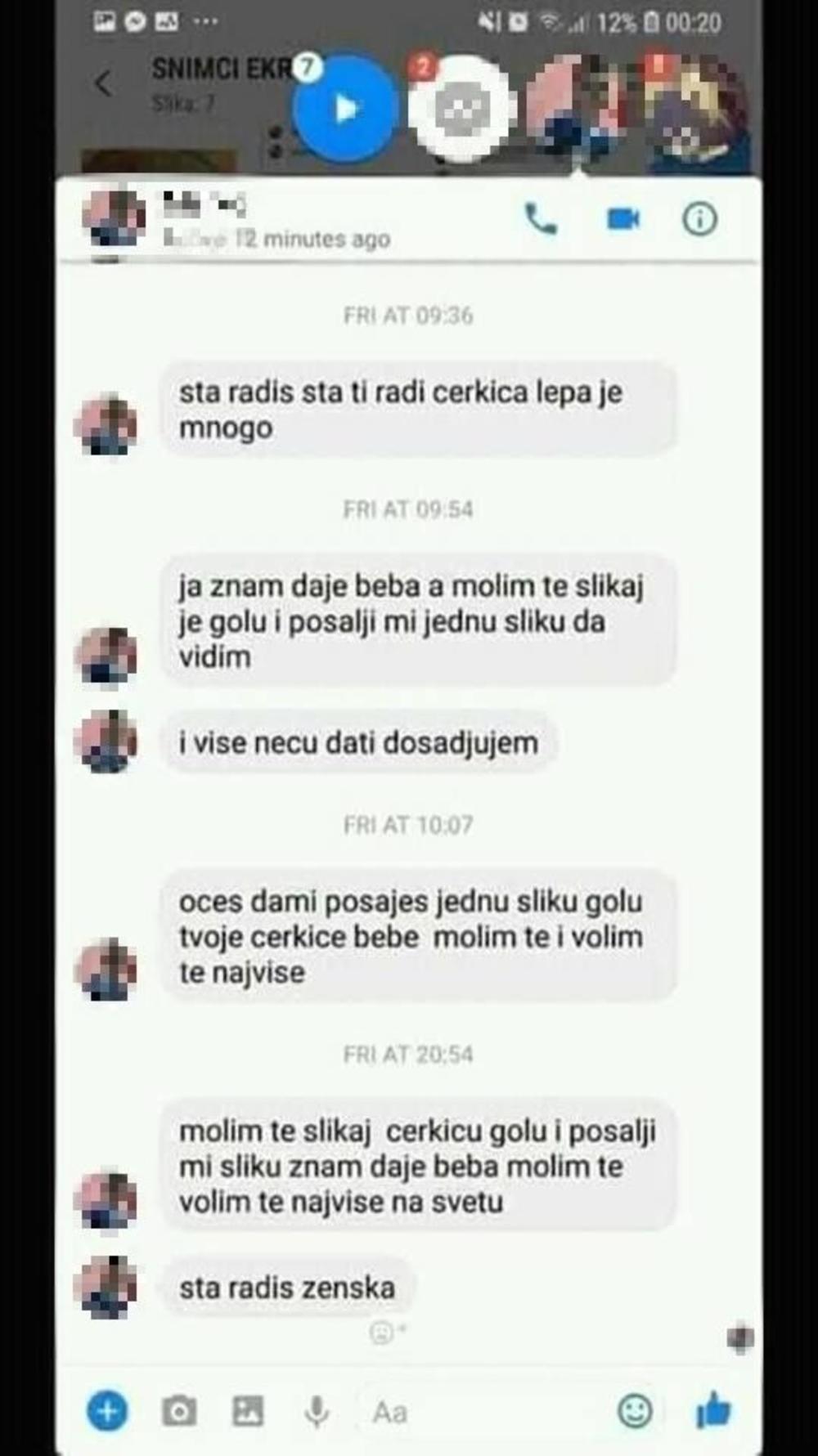 Manijak iz SRBIJE HARA Fejsbukom  