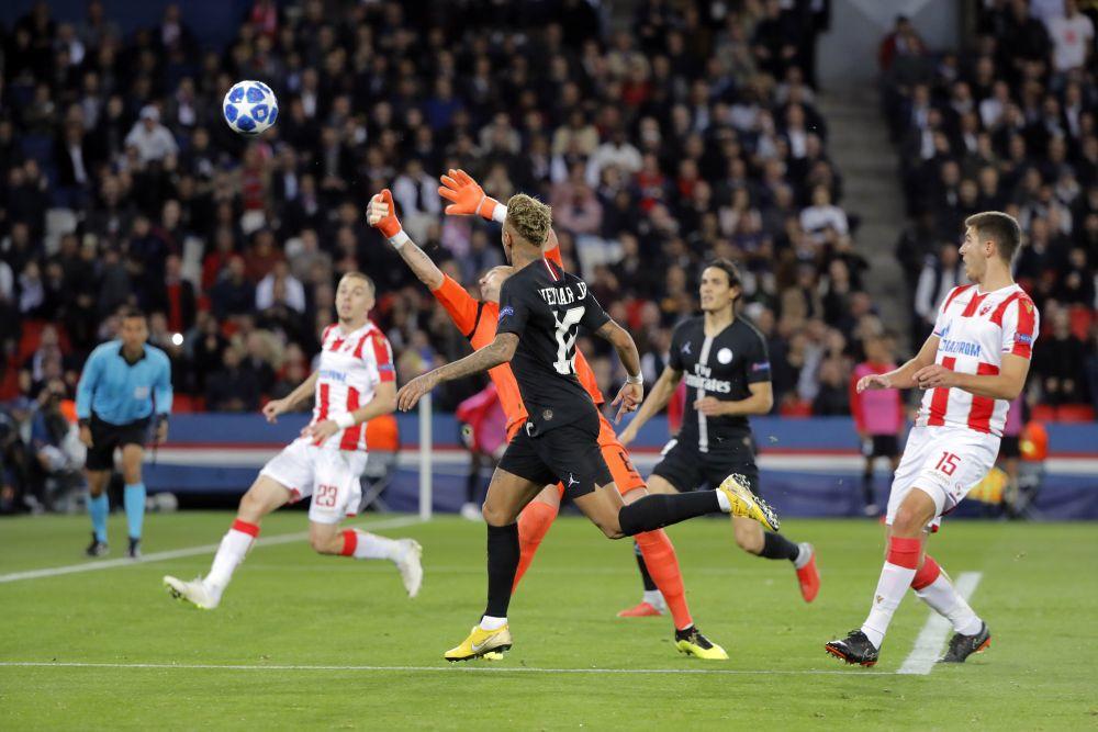 Nejmar postiže gol protiv Crvene zvezde  