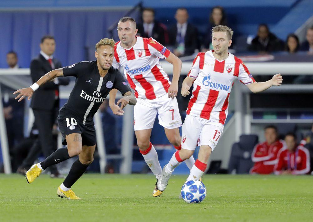 Detalj sa meča PSŽ - Crvena zvezda  