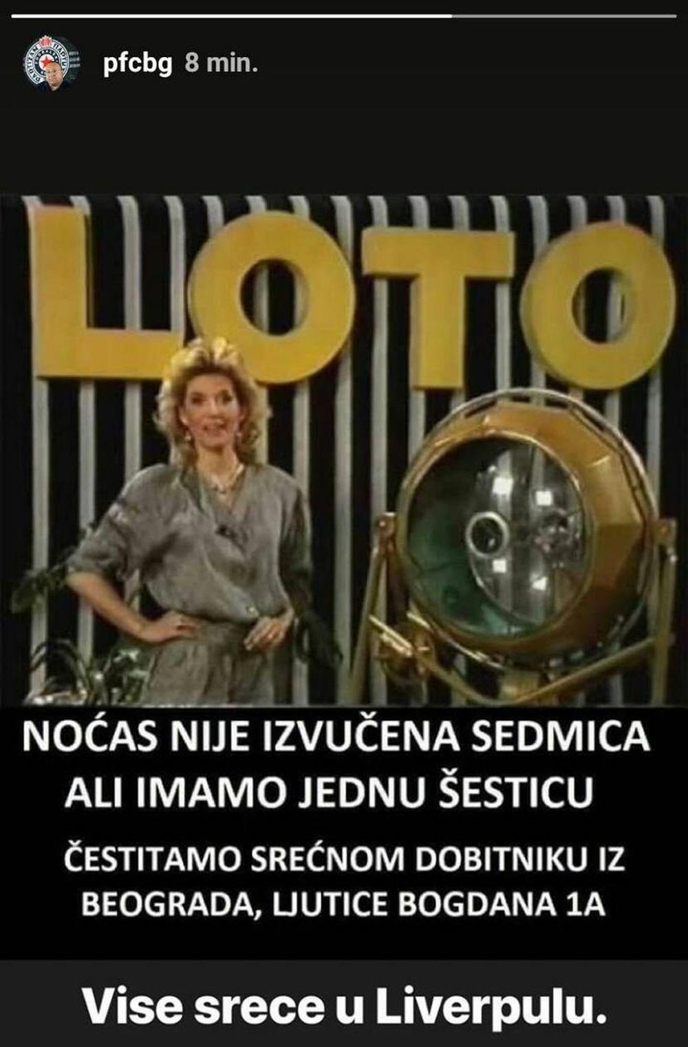 Jedna od šala Vladimir Vuletića na račun poraza Crvene zvezde  