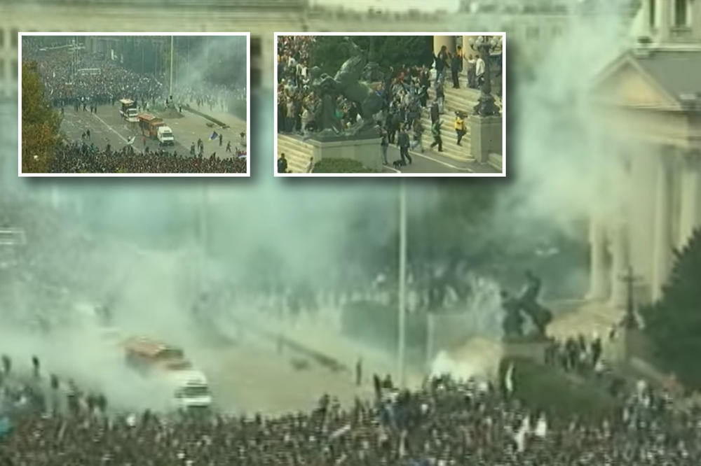 NIKAD VIĐENI SNIMAK UNIŠTENE SKUPŠTINE 5. OKTOBRA! Ovaj video SLUŽBE SU ČUVALE 18 godina u podrumu i bio je TAJNA